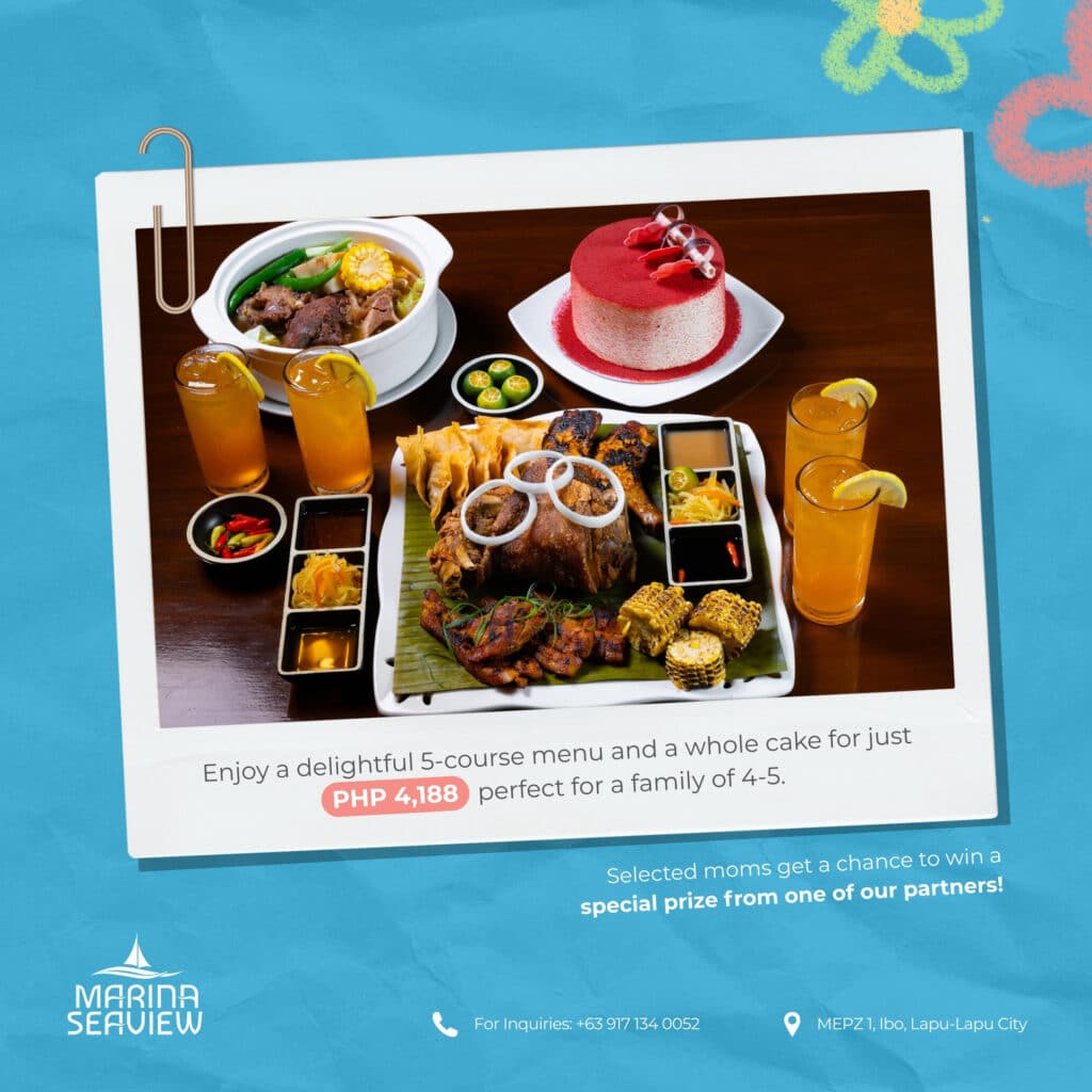 Celebrate Mother’s Day with a heartfelt experience at Marina Seaview Restaurant and Club Serena Resort